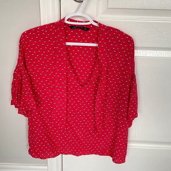 4 for $50 Red Zara shirt - Picture 1 of 4